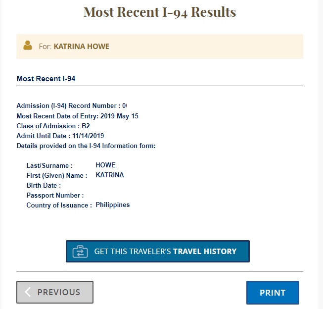 How to Get Your US Travel History Online (Arrivals and Departures)